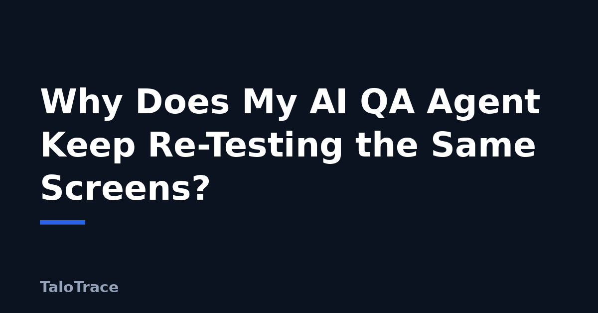 A QA results screen showing the same set of app screens flagged as findings across several test runs in a row.